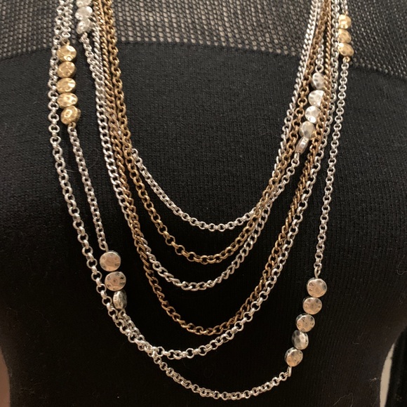 Lucky Brand Multi Strand Neckace - Picture 2 of 2
